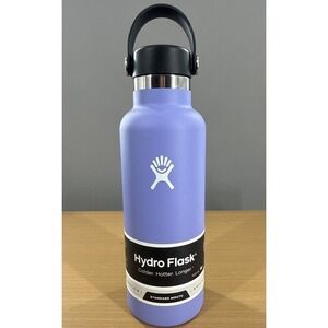 Hydro Flask Standard Mouth Vacuum Insulated Stainless Steel Bottle 18oz Purple